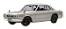 AUTOart 1/18 NISSAN SKYLINE HARDTOP 2000 GT-R KPGC10 SILVER