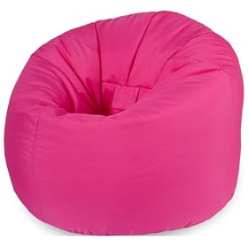 X-L Beanbag Chair Pink Water resistant Bean bags for indoor and Outdoor Use make Great Garden Seats