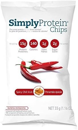SIMPLY CHOICES PROT CHIPS,CHILI, 33 GRAM