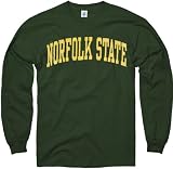 Norfolk State Spartans Dark Green Arch Long Sleeve T-Shirt