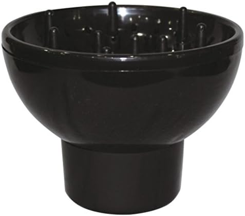 Collapsible Diffuser for Hair Dryer - Smart Folding Design for easy Carrying and Storage by Kardiar TM (Black)