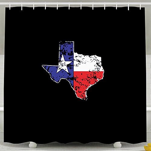 Custom Flag Map Mixed Water Proof Bath Shower Curtain With Hook Color White Size 60*72inch