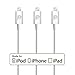 Dreo Lightning Cable [White] 3 Pack [MFI Apple Certified] 3ft 8 Pin to USB SYNC Cable Charger Cord for Apple iPhone,iPod,iPad Mini,iPad,iPad Air (Regular(1m))