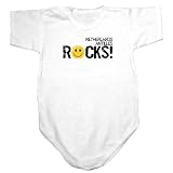 Baby Bodysuit White  Netherlands Antilles Rocks ! - Smile Transfer  Country