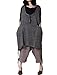 Mordenmiss Women's Summer Vest Dress Pull-Up Hem Top XL Gray