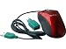 Ergonomical Optical Laser Mouse For PC or MAC (Red)