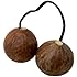Aslatua Double Gourd Kashaka - African Shaker Rattle - Free Ship! (Approx 7" when stretched)