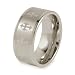 Polished Tungsten Carbide Band with Laser Cross Design (10.0mm) - Sizes 8-13