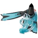 Ocean Ulaubs-Schnorchelset "Blue-Fin"