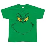 Dr Seuss - Grinch Face Youth T-Shirt