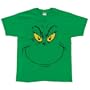 Dr. Seuss - Grinch Face Youth T-Shirt - Youth Small