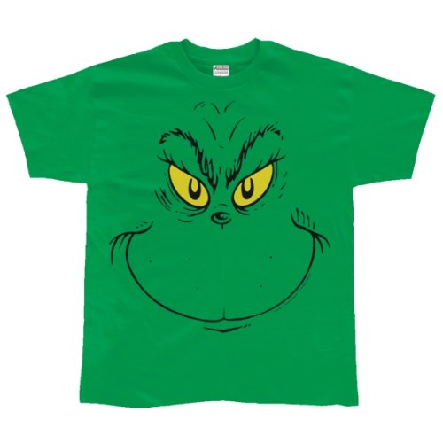 Dr Seuss - Grinch Face Youth T-Shirt