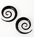 10g Full Horn Spiral Plug - 2.5mm - Pair