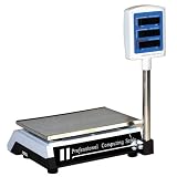 Digital Scale 60lb Food Platform Display Tower Produce Deli Market ACS-CL New