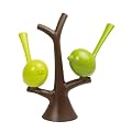 koziol Salz- & Pfefferstreuer mit Baum PI:P (Farbe: solid braun)