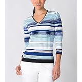 Multi-Stripe Jersey Sweater at Liz Claiborne