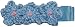 Posies Accessories Three Pearl Pink/Blue Daisies Hair Clippie