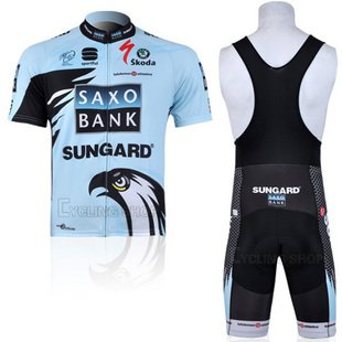 The hot New SAXO BANK Saxo Bank / Tour de France jersey sling sets / 11 Bank (black strap)(available Size:S, M, L, Xl, Xxl,XXXL) Free Shipping