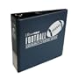 Ultra Pro 3-Ring (D-Ring Binder) Blue Football Card Album