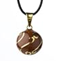 Babylonia - BVK 530 - Bola brun avec volutes dor�s