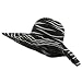 Two Tone Large Shapable Brim JLO Hat - Black