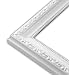 Scrolled White Picture Frame-Solid Wood, 10x10