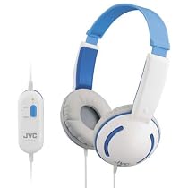 JVC HA-KD10-A Tiny Headphones for Kids - Blue
