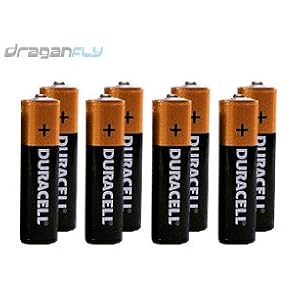 Eight Alkaline AA Batteries For Your Transmitter by DURACELL