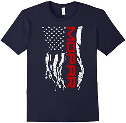 Men's Mopar Life -  Mopar Flag - Mopar shirt XL Navy