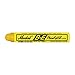 80621- B-E Paintstik Rough Surface Solid Paint Marker, Best for Very Rough Surfaces: Forgings, Castings, Concrete and Lumber, Yellow (12Pk) Made in USA
