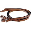Tory Leather 5/8" Single Ply Bridle Leather Rein with Buckle End - Chestnut, 5/8