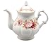 Gracie Bone China 5-Cup Teapot, Pink Peony Strawberry