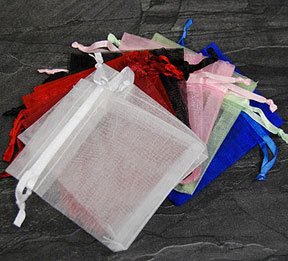 84pc Organza Large Mixed Jewelry Pouch Bags Display Picture