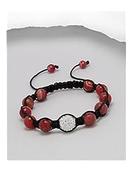 Polyester Semi GemStone Beads Bracelet