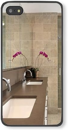 iPhone 5S Case Color Works Bathtub Design Sinks Black PC Hard Case For Apple iPhone 5S Phone Case