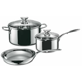 Berndes Tricion 5-Piece Stainless Steel Cookware Set by Berndes
