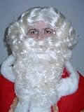 Weihnachtsmann Zubehör Set Bart Perücke Weihnachten
