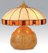 Meyda 15H Thistle Table Lamp
