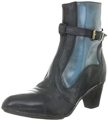MOMA Zip Half Boot 98203-A6, Damen Fashion Stiefel, Schwarz (nero), EU 35.5