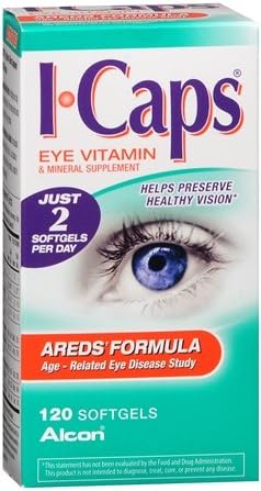 ICAPS AREDS Formula Softgels 120 Soft Gels