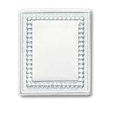 Rhodium-plated Polished Square Pin