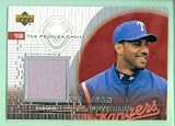 Juan Gonzalez Texas Rangers 2003 Upper Deck Peoples Choice Game Jersey #PJ-JG Baseball Card