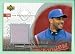 Juan Gonzalez Texas Rangers 2003 Upper Deck Peoples Choice Game Jersey #PJ-JG Baseball Card