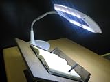 LED照明付き大型非球面卓上拡大鏡（EF-200) ルアー フライ