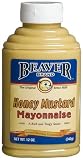 Beaver Brand Honey N Mustard Mayonnaise Sauce, 12-Ounce Squeezable Bottles (Pack of 6)