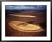 Aerial of Salt Pans Near Denham, Monkey Mia National Park, Western Australia, Australia Places Framed Art Poster Print by Richard I'Anson, 39x31