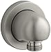 KOHLER K-976-BN Stillness Wall-Mount Supply Elbow, Vibrant Brushed Nickel