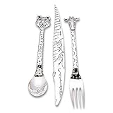 REED and BARTON SILVERPLATE GW 3PC SAFARI CHILD SET