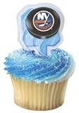 New York Islanders Cake Cupcake Toppers (12 Pack)