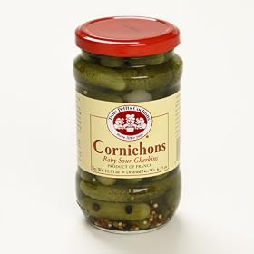 French Cornichons in White Wine Vinegar (12.35 ounce) by igourmet.com